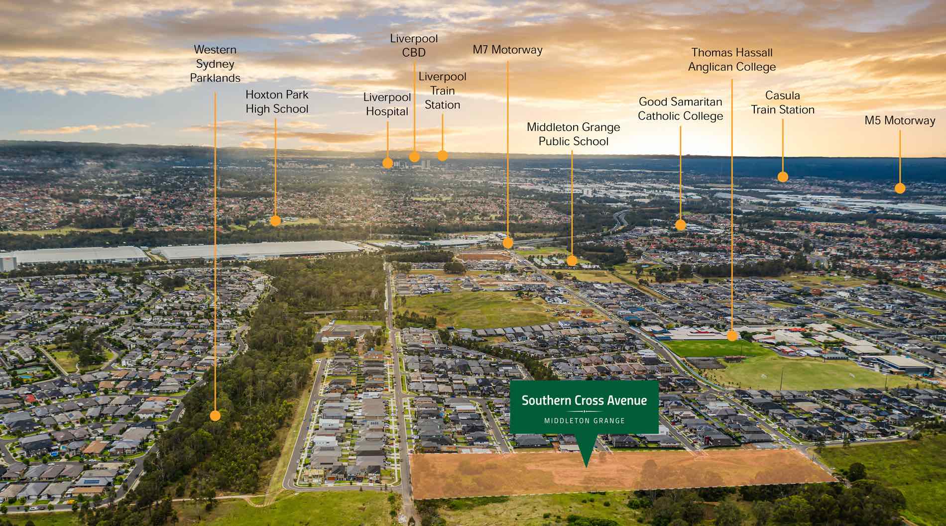 [Land for Sale] Southern Cross Avenue Estate, Middleton Grange OpenLot